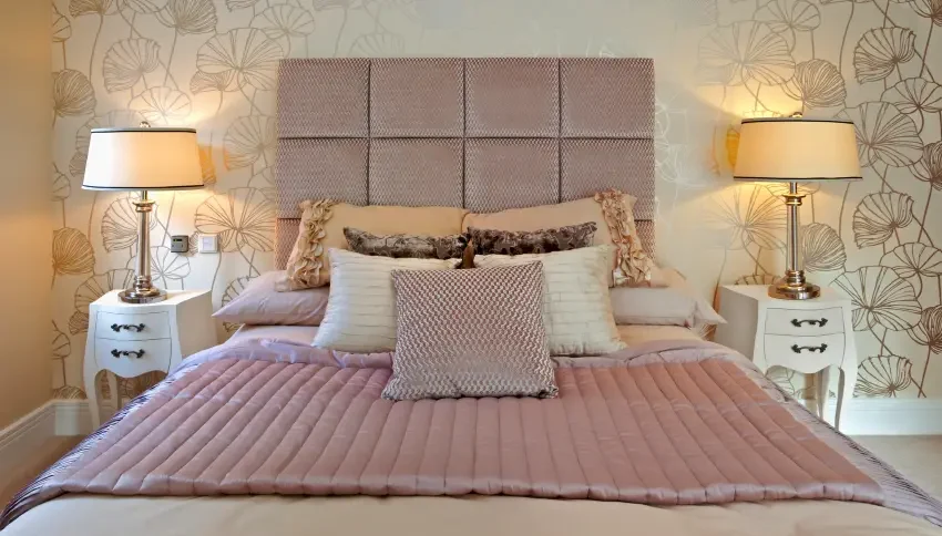 re upholstered headboard pink newlook upholstery hengoed