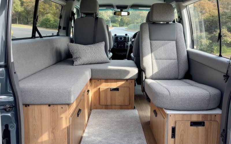 Campervan Interior and seating upholstery